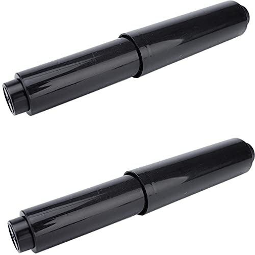 2 Stück Toilettenpapierhalter Roller Kunststoff Toilettenpapier Flexibler Halter Ersatz Badezimmer Kunststoff Federbelastete Einsatz Spindel Schwarz 2 Stück Toilettenpapierhalter Roller Kunststoff Toilettenpapier Flexibler Halter Ersatz Badezimmer Kunststoff Federbelastete Einsatz Spindel Schwarz von APUXON