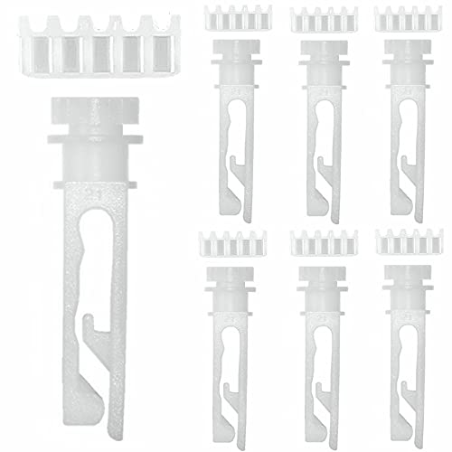 APUXON 20 Stück Vorbau und Getriebe für Vanes Träger von 8,9 cm oder 12,7 cm vertikalen Jalousien Komponenten für Kopfschiene APUXON 20 Stück Vorbau und Getriebe für Vanes Träger von 8,9 cm oder 12,7 cm vertikalen Jalousien Komponenten für Kopfschiene von APUXON