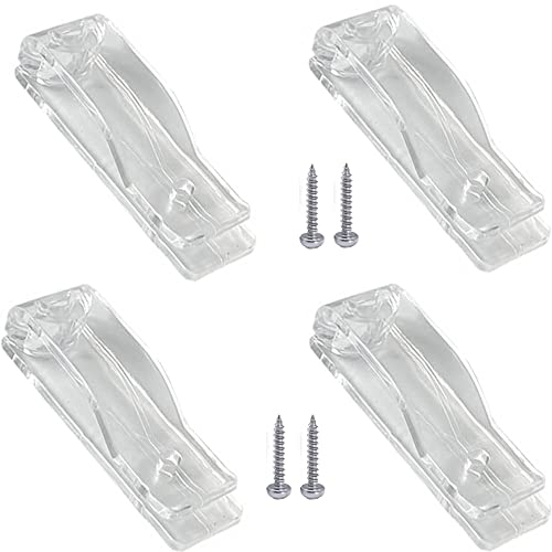 APUXON 4 Stück Rollos klar Sicherheitskette Halter und Kordelführung Fixierhaken P Clip für Rollos Kordel Schlaufe und Perlenkette Spannvorrichtung APUXON 4 Stück Rollos klar Sicherheitskette Halter und Kordelführung Fixierhaken P Clip für Rollos Kordel Schlaufe und Perlenkette Spannvorrichtung von APUXON