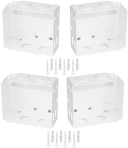 APUXON 4 x Box Montagewinkel 2 Sets für Hochprofil-Jalousien 5,1 cm weiß Farbe Fenster Jalousien Kopfschienenhalterung APUXON 4 x Box Montagewinkel 2 Sets für Hochprofil-Jalousien 5,1 cm weiß Farbe Fenster Jalousien Kopfschienenhalterung von APUXON