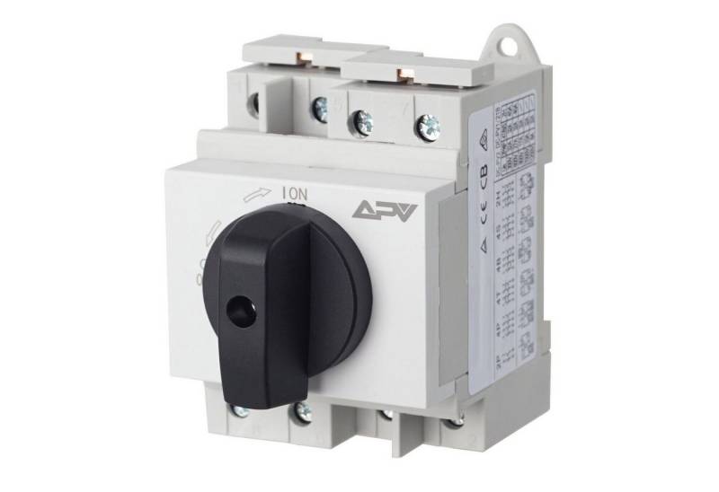 APV Schalter, DC Trennschalter Leistungsschalter 1200V PV Solar 4-polig 32A IP20 von APV