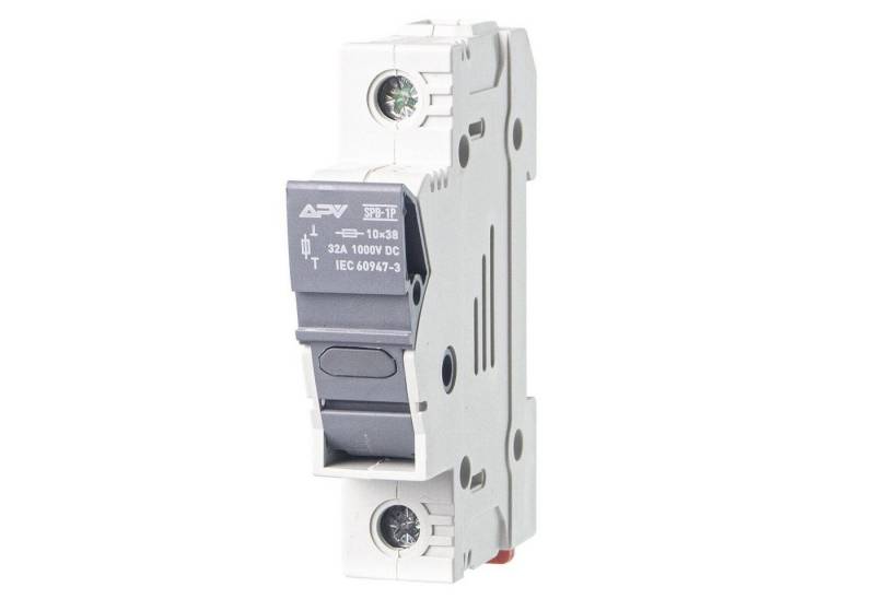 APV Zylindersicherungshalter, 32 A, PV Sicherungshalter 1-polig 1000V DC für 10x38mm Sicherung APV Zylindersicherungshalter, 32 A, PV Sicherungshalter 1-polig 1000V DC für 10x38mm Sicherung von APV