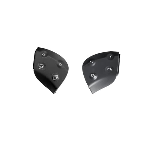 APVMFMKLTG Auto-Lenkradschalter-Steuertasten Passend for Mercedes Fit for Benz W203 C-Klasse C200 C260 2038701451 Auto-Multifunktionsschaltertasten(Black) von APVMFMKLTG