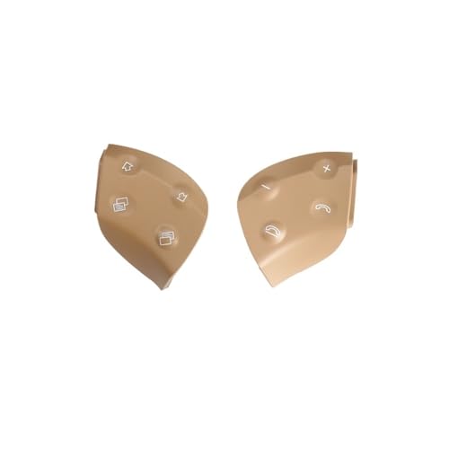 APVMFMKLTG Auto-Lenkradschalter-Steuertasten Passend for Mercedes Fit for Benz W203 C-Klasse C200 C260 2038701451 Auto-Multifunktionsschaltertasten(Brown) von APVMFMKLTG