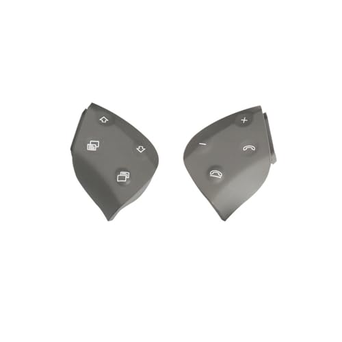 APVMFMKLTG Auto-Lenkradschalter-Steuertasten Passend for Mercedes Fit for Benz W203 C-Klasse C200 C260 2038701451 Auto-Multifunktionsschaltertasten(Gray) von APVMFMKLTG