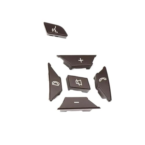 APVMFMKLTG Auto-Lenkradschaltertasten Passend for Mercedes Fit for Benz C GLK E CLA GLA B CLS SLK SLC C204 GLK204 W207 W212 W246 W156 W218 W172(Right Brown) von APVMFMKLTG