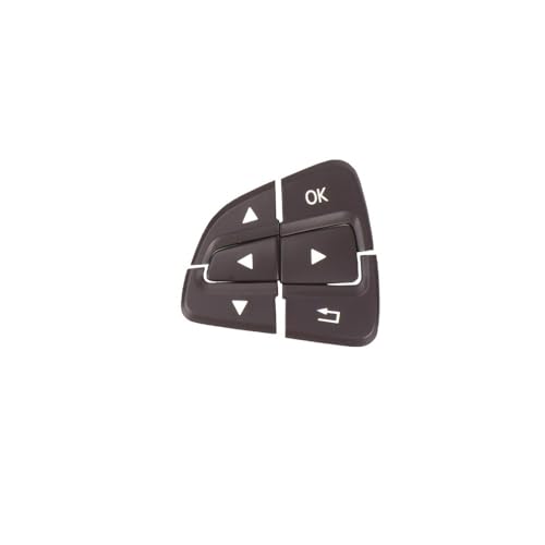APVMFMKLTG Auto-Lenkradtasten-Steuerschalterabdeckung Passend for Benz AB CLA CLS GLA GLS GLE-Klasse W176 W246 W218 W172 W292 W166 0999050600(Brown Left) von APVMFMKLTG