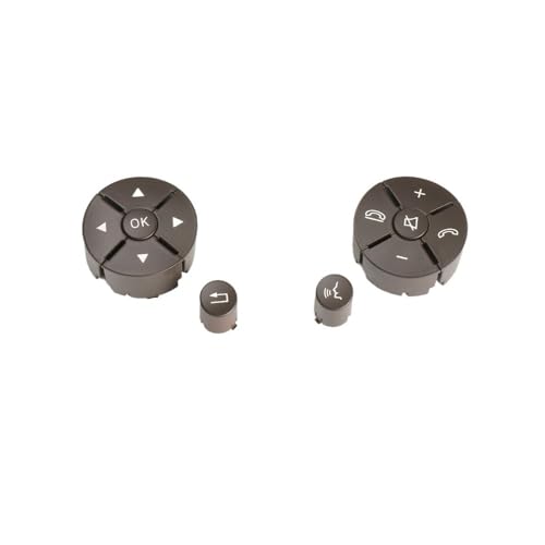 APVMFMKLTG Auto-Multifunktions-Lenkradtasten, passend for Mercedes Benz CE GLK-Klasse W204 X204 C180 C200 C250 C260 C300 C350 W207 W212(Brown 1 Pair) von APVMFMKLTG