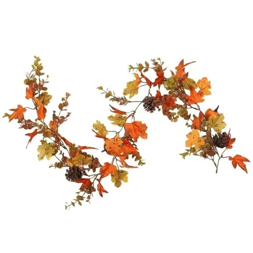 100cm Herbst Girlande for Halloween Thanksgiving Dekoration Künstliche Herbst Ahorn 100cm Herbst Girlande for Halloween Thanksgiving Dekoration Künstliche Herbst Ahorn von APVPOPOKGM