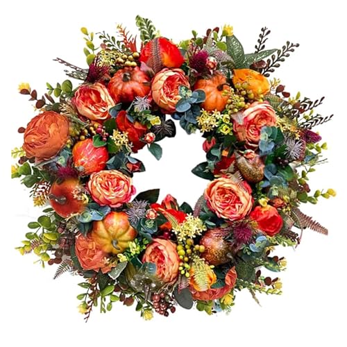 40cm Herbst Tür Kranz Weihnachten Halloween Dekoration Kürbis Berry Tannenzapfen Ahorn Künstliche Girlande 40cm Herbst Tür Kranz Weihnachten Halloween Dekoration Kürbis Berry Tannenzapfen Ahorn Künstliche Girlande von APVPOPOKGM