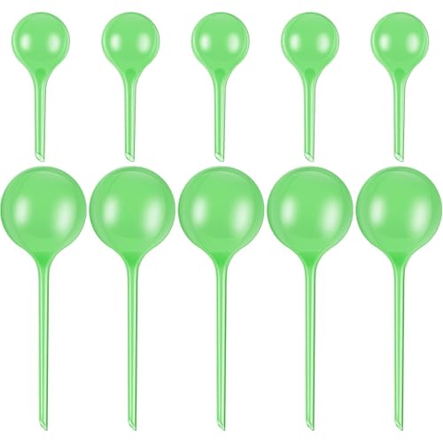 APVPOPOKGM 10Pcs Anlage Automatische Bewässerung System Bälle Gerät Tropf Bewässerung Stakes Pflanzer Einsatz Blume Selbst Feeder(Green) von APVPOPOKGM