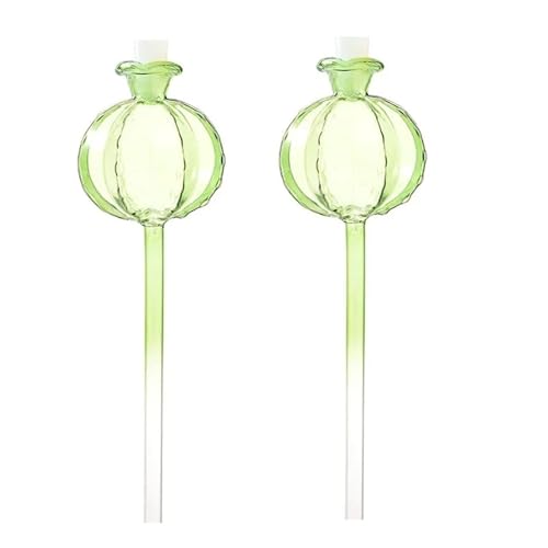APVPOPOKGM 2 stücke Glas Faul Wasser Tropf Wasser for Home Automatische Bewässerung Werkzeug Pflanze Bewässerung Globen(Green) von APVPOPOKGM