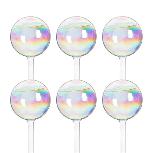 APVPOPOKGM Automatische Bewässerungsbirnen for Pflanzen, selbstbewässernde Glaskugeln, klare Blumen, automatische Bewässerung, Tropfbewässerungssystem for den Garten(6pcs) von APVPOPOKGM