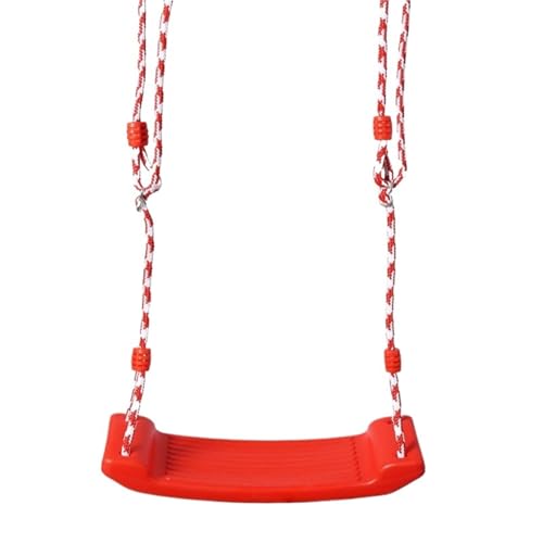 APVPOPOKGM Kinderschaukel Spielzeug Gartenschaukel Verstellbare Seilschaukel Indoor-Schaukel, Baby Outdoor Spielspielzeug Schwingsessel(Red) von APVPOPOKGM