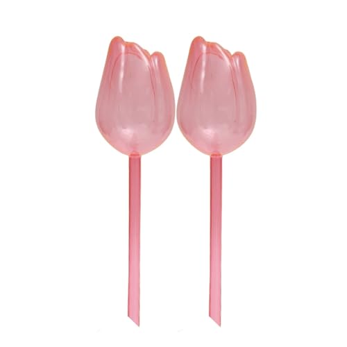 APVPOPOKGM Kunststoff-Tulpenbewässerer Automatisches Tropfbewässerungssystem Selbstbewässerndes Zubehör Pflanzenbewässerungskugeln(2PC-Champagne) von APVPOPOKGM