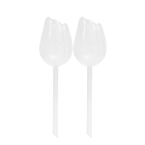 APVPOPOKGM Kunststoff-Tulpenbewässerer Automatisches Tropfbewässerungssystem Selbstbewässerndes Zubehör Pflanzenbewässerungskugeln(2PC-White) von APVPOPOKGM
