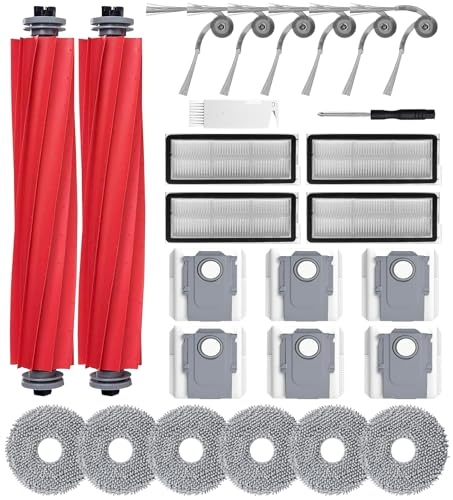 APZOVO Zubehörset für Roborock QV 35A / QV 35S Saugroboter, 2 Hauptbürste 6 Staubbeutel 6 Wischtücher 4 HEPA Filter 6 Seitenbürste APZOVO Zubehörset für Roborock QV 35A / QV 35S Saugroboter, 2 Hauptbürste 6 Staubbeutel 6 Wischtücher 4 HEPA Filter 6 Seitenbürste von APZOVO