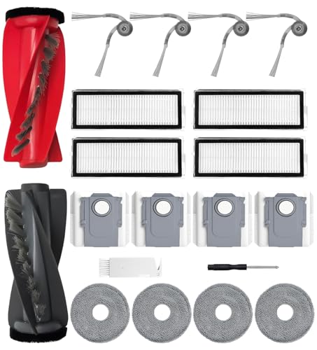 APZOVO Zubehörset für Roborock Qrevo S5V /Qrevo Curv/Qrevo Curv S5X / Qrevo Edge/Qrevo Edge S5A Saugroboter, 1 Hauptbürste 4 Staubbeutel 4 Wischpad 4 HEPA Filter 4 Seitenbürste APZOVO Zubehörset für Roborock Qrevo S5V /Qrevo Curv/Qrevo Curv S5X / Qrevo Edge/Qrevo Edge S5A Saugroboter, 1 Hauptbürste 4 Staubbeutel 4 Wischpad 4 HEPA Filter 4 Seitenbürste von APZOVO