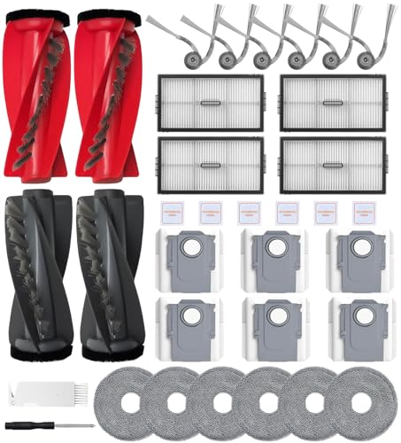 APZOVO Zubehörset für Roborock Saros 10R / Qrevo CurvX Saugroboter, 2 Hauptbürste 6 Staubbeutel 6 Wischpad 4 HEPA Filter 6 Seitenbürste APZOVO Zubehörset für Roborock Saros 10R / Qrevo CurvX Saugroboter, 2 Hauptbürste 6 Staubbeutel 6 Wischpad 4 HEPA Filter 6 Seitenbürste von APZOVO