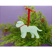 Bichon Frise Ornament/Magnet, Personalisiertes Geschenk, Hund Weihnachtsdekor, Haustier Portrait, Handgemaltes Dekor, Geschenk Für Hundeliebhaber von APaintedDog