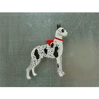 Dogge Ornament/Magnet, Personalisiertes Geschenk, Hundeweihnachtsdekor, Haustierportrait, Handgemaltes Dekor, Hundeliebhabergeschenk, Geschenk Der von APaintedDog