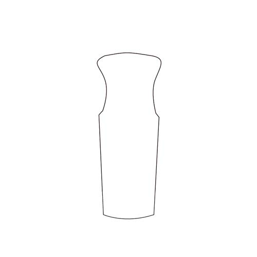 A Plus Interchange AP-798-08 Stopper, Glas, Hohl, Sockel 29/32 von APlus Interchange