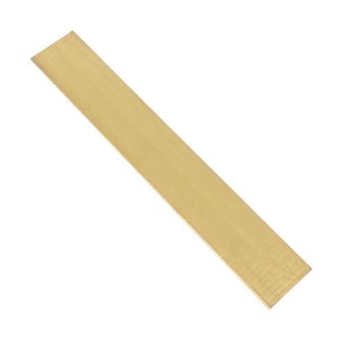 1 Stück Messing-Flachstange, Dicke 12 mm, Länge 500, Breite von bis 100, rechteckig, quadratisch, Metall, massive Messingstange for Bastel- und Hobbyzwecke, 20(35mm) von AQCDPJYU