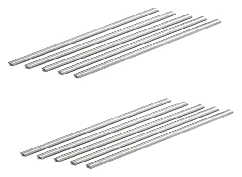 10 Stück Durchmesser 15 mm Edelstahlstangen Geeignet for Heimwerkerarbeiten Länge von 10 cm - 50 cm 304 Edelstahl Massiv Rundstange, 50 cm(20cm) von AQCDPJYU