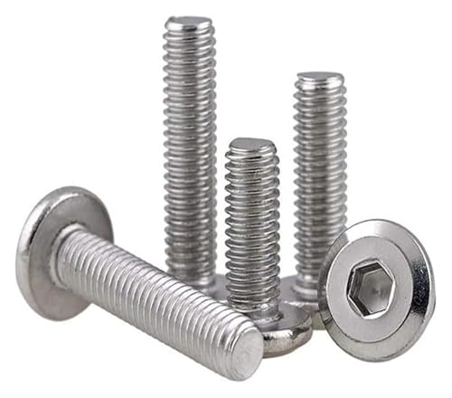 10 Stück M5 Diebstahlsicherungsschrauben 304 Edelstahlschrauben Torx Rundkopfschrauben Maschinenschrauben Sicherheitsschraube(M5*35mm) von AQCDPJYU