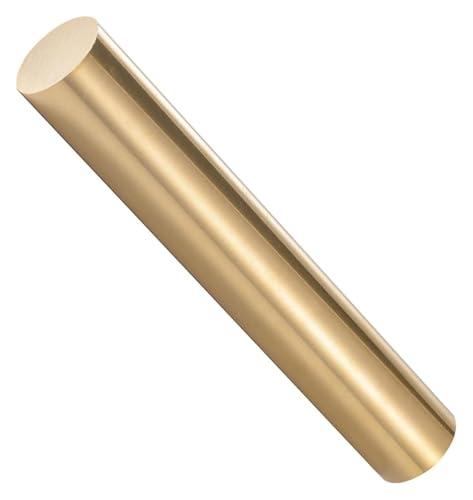 150 mm lange massive Messing-Rundstange, H59 Messing-Drehstangenmaterial, runde Messingstange for Heimwerker, Handwerk, Industrie, Bauwesen, Durchmesser 40 mm(Diameter 30mm) von AQCDPJYU