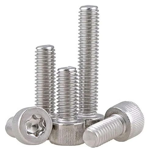 20 Stück M4 M5 Diebstahlsicherungsschrauben 304 Edelstahlschrauben Sechskantschrauben mit zylindrischem Kopf Maschinenschrauben Sicherheitsschraube(M4*6mm) von AQCDPJYU
