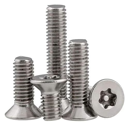 20 Stück M5 Diebstahlsicherungsschrauben 304 Edelstahlschrauben Torx Flachkopfschrauben Maschinenschrauben Sicherheitsschraube(M5*14mm) von AQCDPJYU