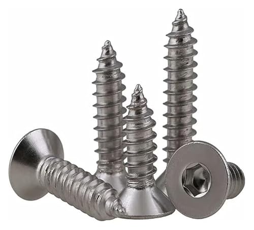 3 Stück M8 Diebstahlsicherungsschrauben 304 Edelstahlschrauben Torx Rundkopfschrauben Maschinenschrauben Sicherheitsschraube(M8*55mm) von AQCDPJYU