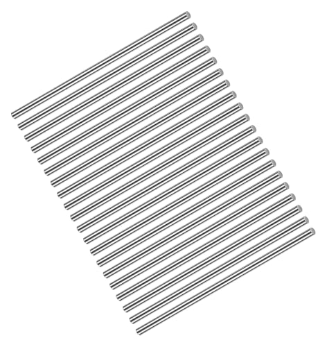 304 Edelstahl-Rundstab, geeignet for Heimwerkerarbeiten, Länge 30 cm, 20 Stück, Durchmesser 3 mm – 8 mm, Edelstahlstäbe, 6 mm(6mm) von AQCDPJYU
