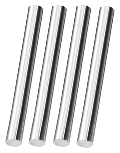 4 Stück Länge 800 mm Edelstahlstangen Geeignete Kombinationen von Durchmesser 4 mm und 6 mm-16 mm 304 Edelstahl Vollrundstangen, 4 mm und 15 mm(4mm+8mm) von AQCDPJYU