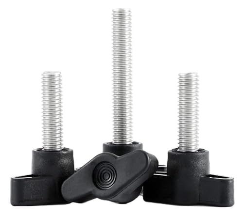 5 Stück Rändelschrauben, Z-förmiger Griff aus Edelstahl 304, Schraubknopf, Bolzen, Klemmgriff, Rändelschraube, Handgriffe(M8x20mm) von AQCDPJYU