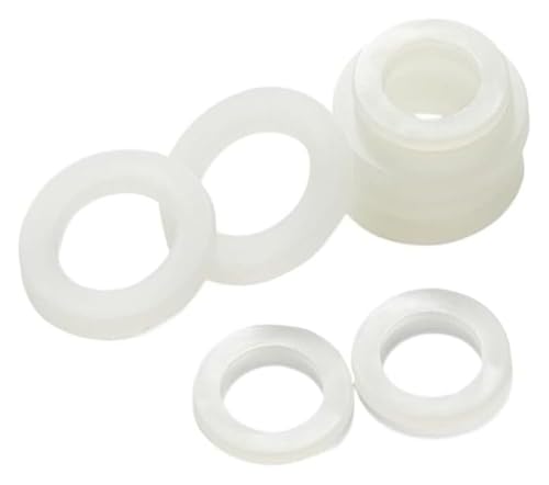 Durchsichtige Kunststoffscheiben, 500 Stück flache O-Ring-Abstandshalterdichtung for Schrauben, M2 M3 M4 M5 dünne Kunststoffscheiben flach, Dicke 1 mm(M2x5x1) von AQCDPJYU