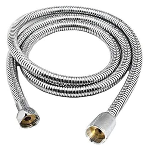 Duschschlauchanschluss, 1,5/2/3 Meter Chrom-Wasserkopf-Duschkopf-Rohr-Gadgets-Ersatz(1.5M) von AQCDPJYU