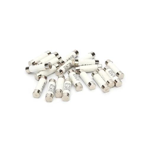 Keramische Haushalts-Netzsicherung, 10 Stück x 38 mm 500 V 1 A 2 3 4 5 6 8 16 20 25 32 RO15 RT19 RT14 RT18 Flink(2a) von AQCDPJYU