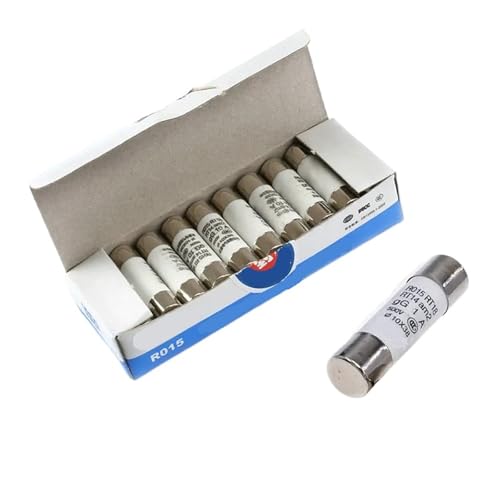 Keramische Haushalts-Netzsicherung, 5 Stück 10 * 38 Flinke x mm Sicherung 500 V 0, A 1 2 4 6 8 16 20 32 RO15 RT18 RT14(32A) von AQCDPJYU