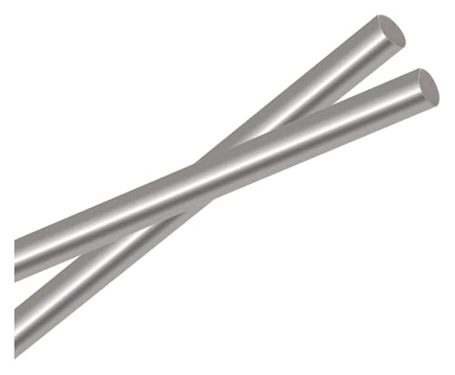 Länge von 50 cm, massiver Rundstab aus Edelstahl 304, 2 Stück Edelstahlstäbe mit einem Durchmesser von 16 mm bis 20 mm, geeignet for Heimwerkerarbeiten, 19 mm(16mm) von AQCDPJYU
