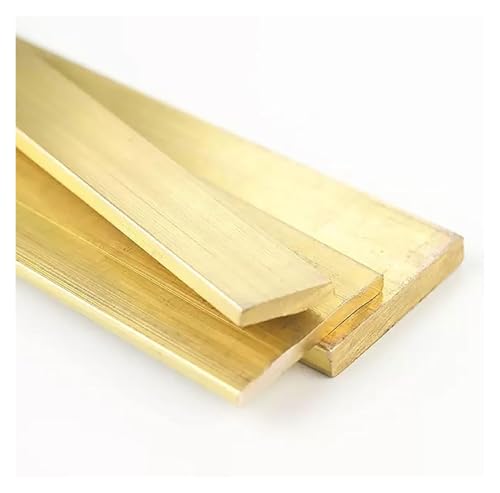Messing-Flachstange, 2–32 mm Dicke, 3–100 mm Breite, 100/500 mm Länge, Messing-Flachstange, Massivplatten-Walzware, 3 mm x 50 mm x 500 mm(12mm*12mm*500mm) von AQCDPJYU