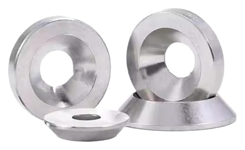 Senkkegel-Unterlegscheibe, M3 M4 M5 M6 M8 M10 Konische, feste, flache Dichtung, konkaver und konvexer, konischer Kegel, konische Senkscheibe aus Edelstahl 304(FLAT M10x30x6.0 2pcs) von AQCDPJYU