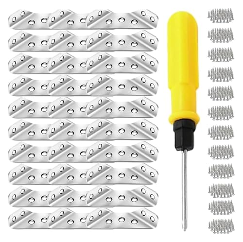 Universal Möbel Eckverbinder for Holz mit Nägeln Schraubendreher A Edelstahl von AQCDPJYU