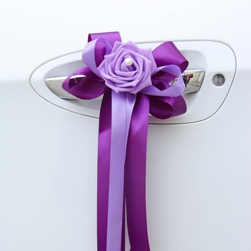 AQCQDQ Autoschleifen Seidenblume Hochzeit Simulation Blume, Autoschmuck künstliche Blume Rückspiegel Türgriffdekorationen Hochzeit Stuhl Zurück für Kirche Hochzeitsauto Brautwagen Deko (2 Stück,7) AQCQDQ Autoschleifen Seidenblume Hochzeit Simulation Blume, Autoschmuck künstliche Blume Rückspiegel Türgriffdekorationen Hochzeit Stuhl Zurück für Kirche Hochzeitsauto Brautwagen Deko (2 Stück,7) von AQCQDQ