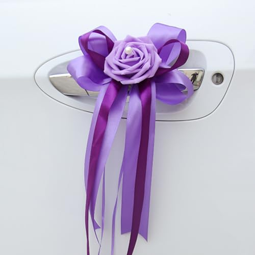 AQCQDQ Autoschleifen Seidenblume Hochzeit Simulation Blume, Autoschmuck künstliche Blume Rückspiegel Türgriffdekorationen Hochzeit Stuhl Zurück für Kirche Hochzeitsauto Brautwagen Deko (4 Stück,6) AQCQDQ Autoschleifen Seidenblume Hochzeit Simulation Blume, Autoschmuck künstliche Blume Rückspiegel Türgriffdekorationen Hochzeit Stuhl Zurück für Kirche Hochzeitsauto Brautwagen Deko (4 Stück,6) von AQCQDQ