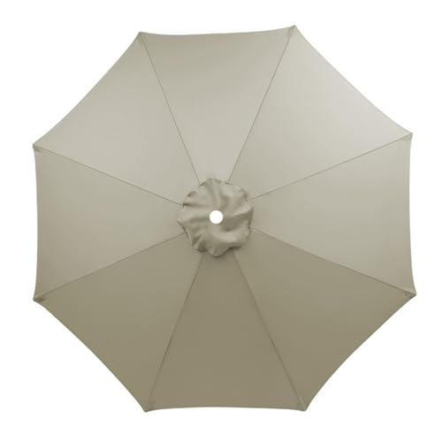 Sonnenschirm Ersatzbezug 8 Streben, UV-Schutz Ampelschirm Bezug, Ersatz Überdachung, Polyesterfaser Wasserdicht Schirmbezug, Outdoor Schirm Baldachin Regenschirm Ersatz (Topas,3.5 m) von AQCQDQ