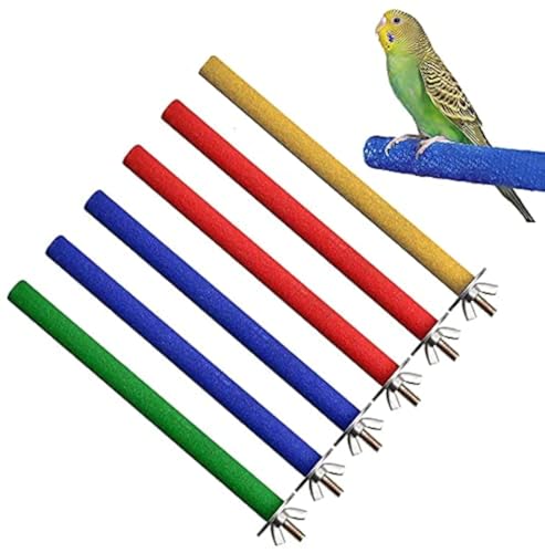 Sitzstangen Vögel, 6 PCS Sitzstangen für Vögel | Vogel Spielzeug für Den Käfig | Ohne Werkzeug an Jedem Käfig Einfach zu Befestigen Sitzstangen Vögel, 6 PCS Sitzstangen für Vögel | Vogel Spielzeug für Den Käfig | Ohne Werkzeug an Jedem Käfig Einfach zu Befestigen von AQH