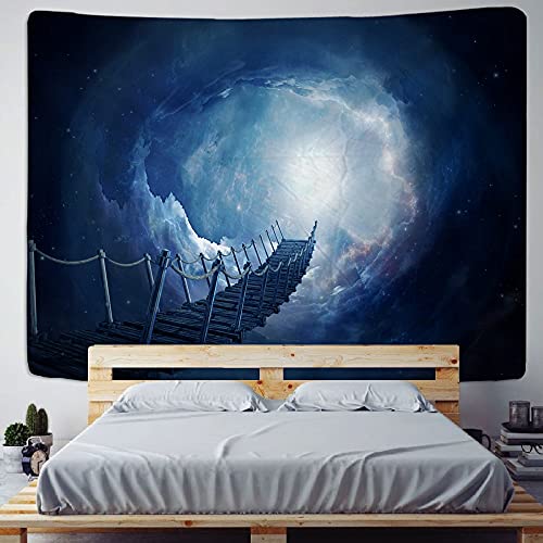 Personalisieren Sie Space Time Cave Tapestry Wall Hanging Whale Sunset Peak Science Home Decor (W)200×(H)150CM von AQHYCJT