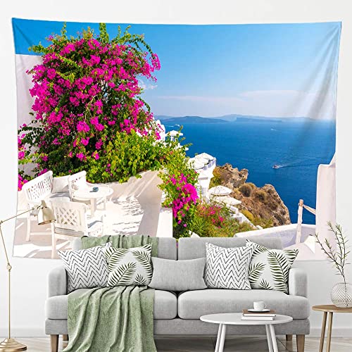 AQHYCJT Schöne Architektur Tapisserie Wand Waldweg Big Tree Print Wandteppiche Polyester Wohnkultur Wandbehang (W) 200×(H) 150CM von AQHYCJT